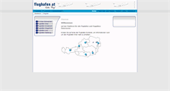 Desktop Screenshot of flughafen.at